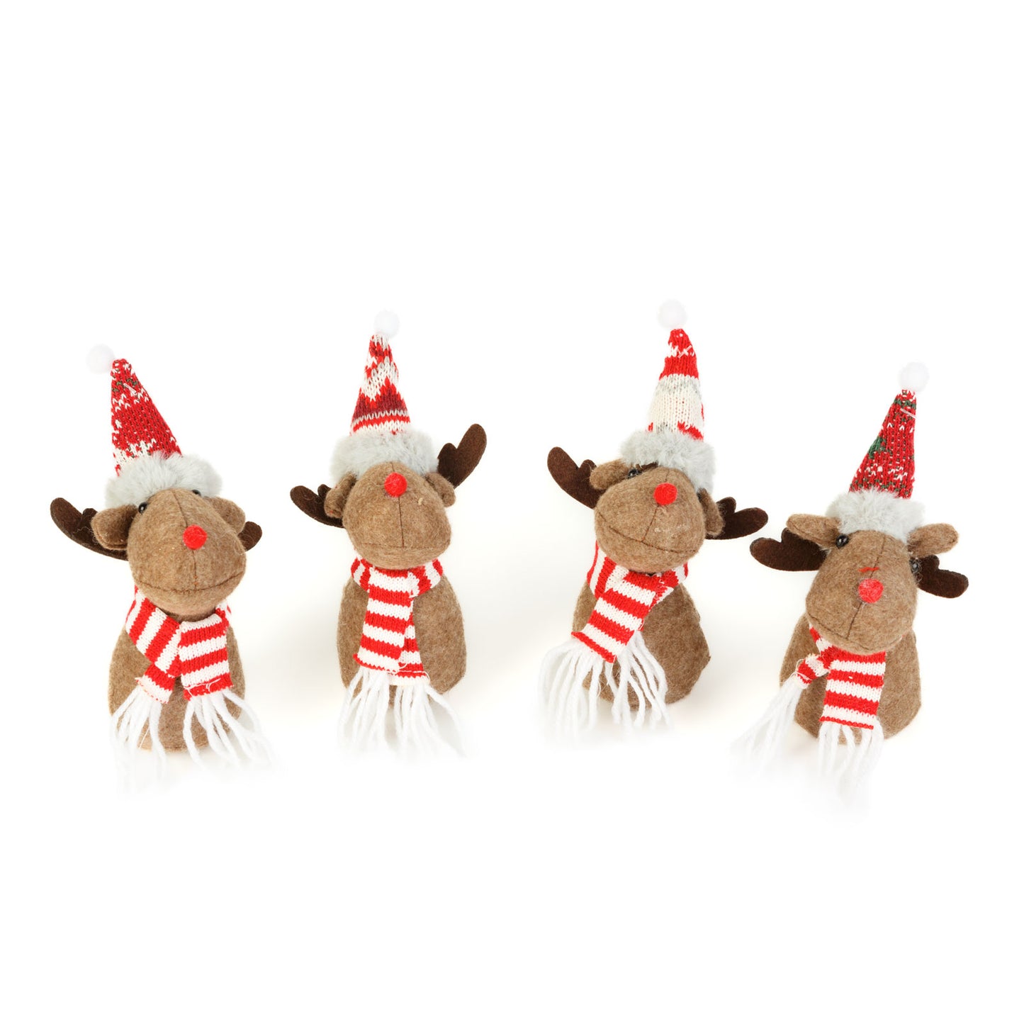 Decorațiune Crăciun - Ren cu Căciuliță (Manó) - 18 cm - 4 modele
