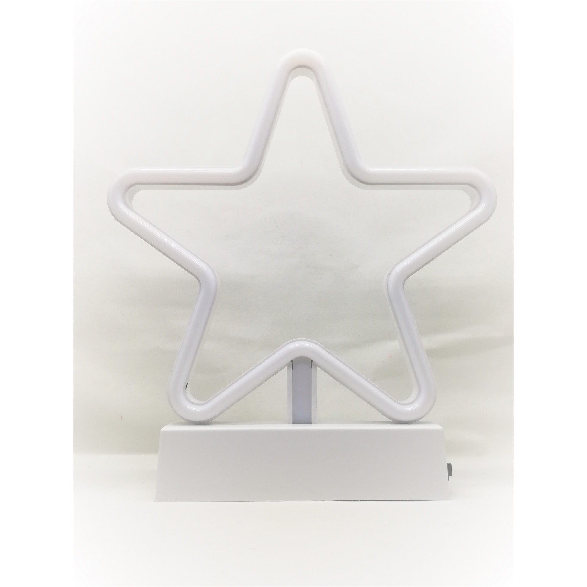 Decoratiune Luminoasa cu Baterii Stea 25 cm Alb Rece