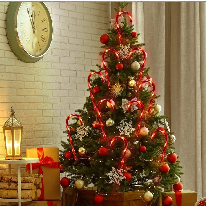 Decoratiune luminoasa pentru Craciun pe baterii, Acadele, pentru exterior, 28 cm