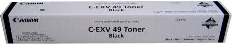 Toner Original Canon Black, EXV49BK, pentru IR C3320 Advance|IR C3320I Advance|IR C3325I Advance|IR C3330I Advance|IR C3520I Advance|IR C3525I Advance|IR C3530I Advance, 36K,NOPP, "CF8524B002AA"