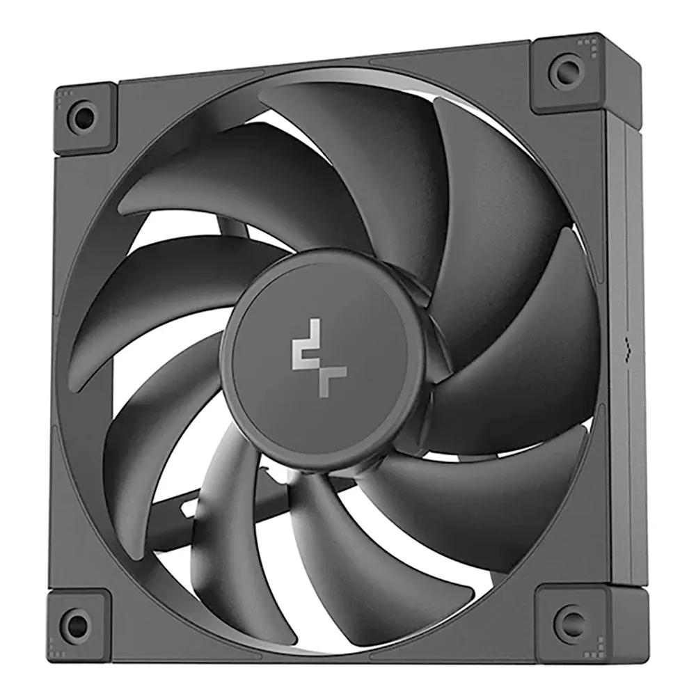Ventilator DeepCool "FD12", 120mm, 400-2050 RPM, FDB, 64.2 cfm, 4pin PWM, negru, "R-FD12-BKNPN1-G" - 6933412710912