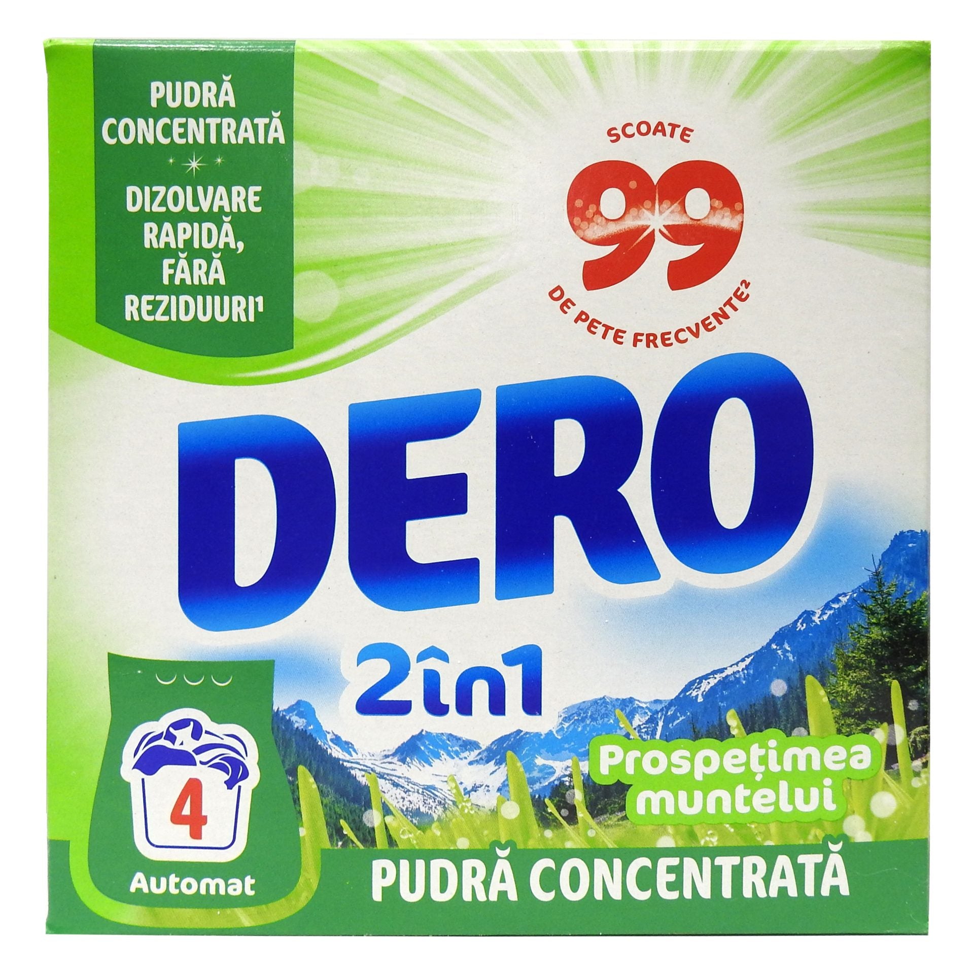 Dero Automat 2in1 300 g Prospetimea Muntelui 4 spalari