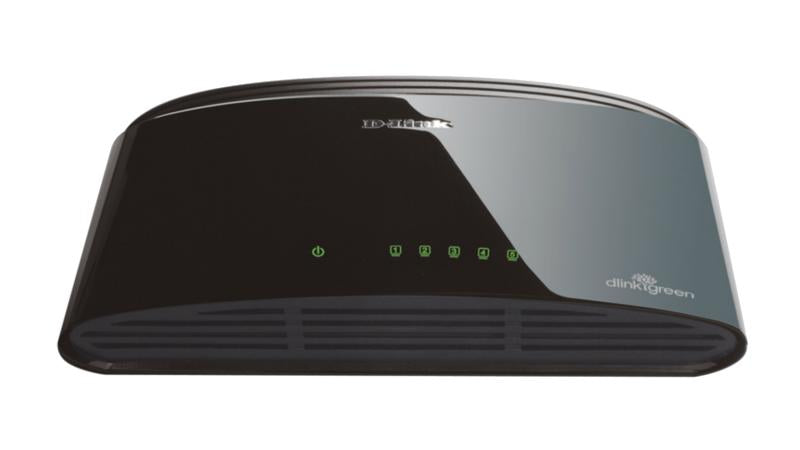 SWITCH D-Link 5 porturi 10/100Mbps, carcasa plastic. 