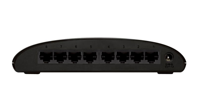 SWITCH D-LINK 8 porturi 10/100Mbps, carcasa plastic. "DES-1008D"