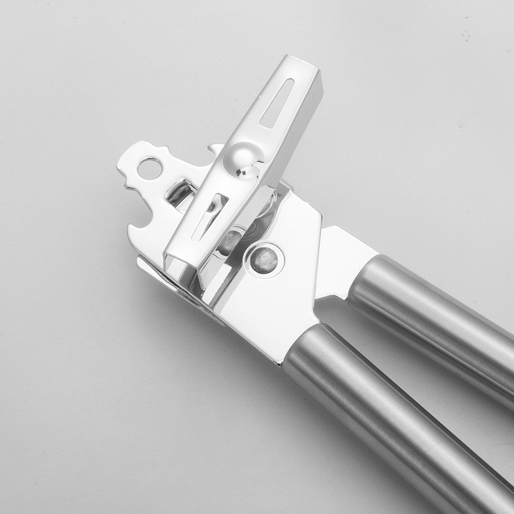 Deschizator conserve material inox, ergonomic, gri