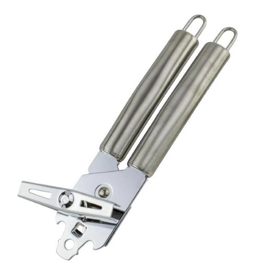 Deschizator conserve material inox, ergonomic, gri