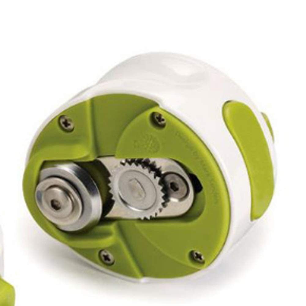 Desfacator Manual de Conserve si Sticle, 6.8 x 4.8 cm, din ABS + Otel, Verde/Alb