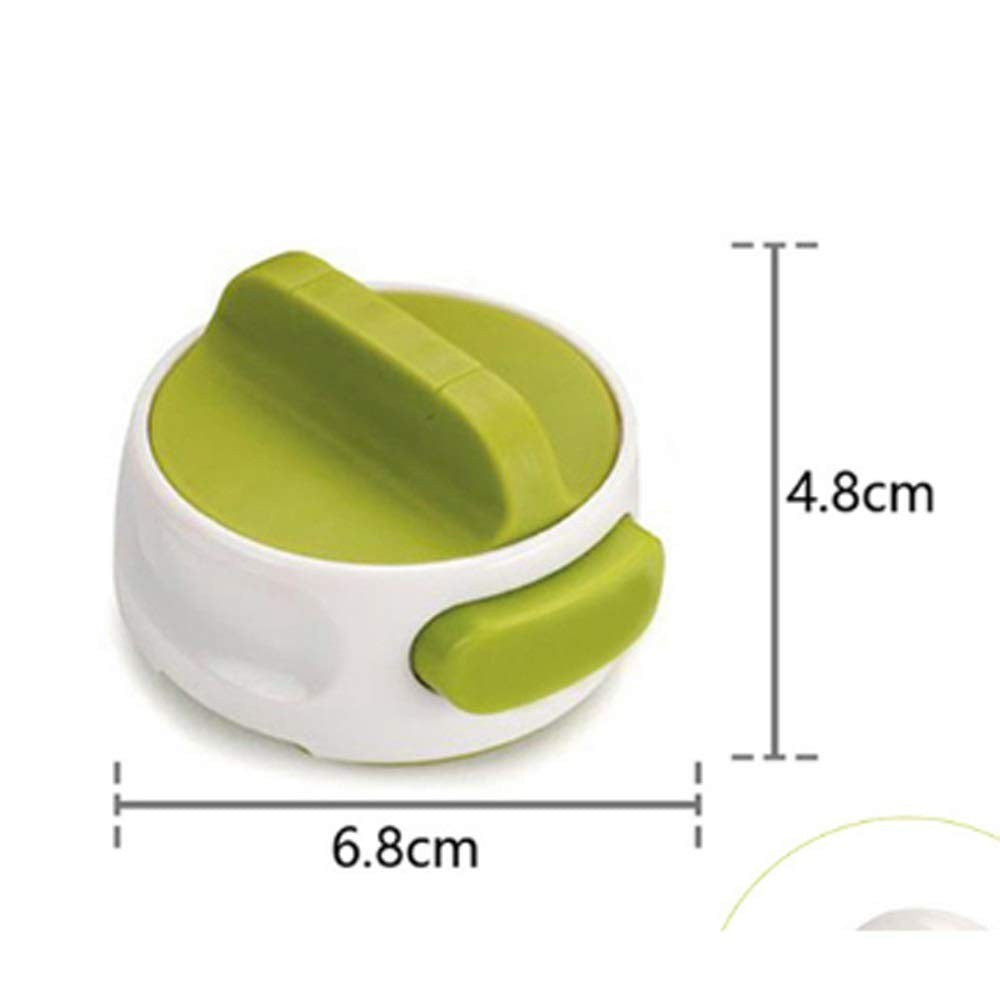 Desfacator Manual de Conserve si Sticle, 6.8 x 4.8 cm, din ABS + Otel, Verde/Alb