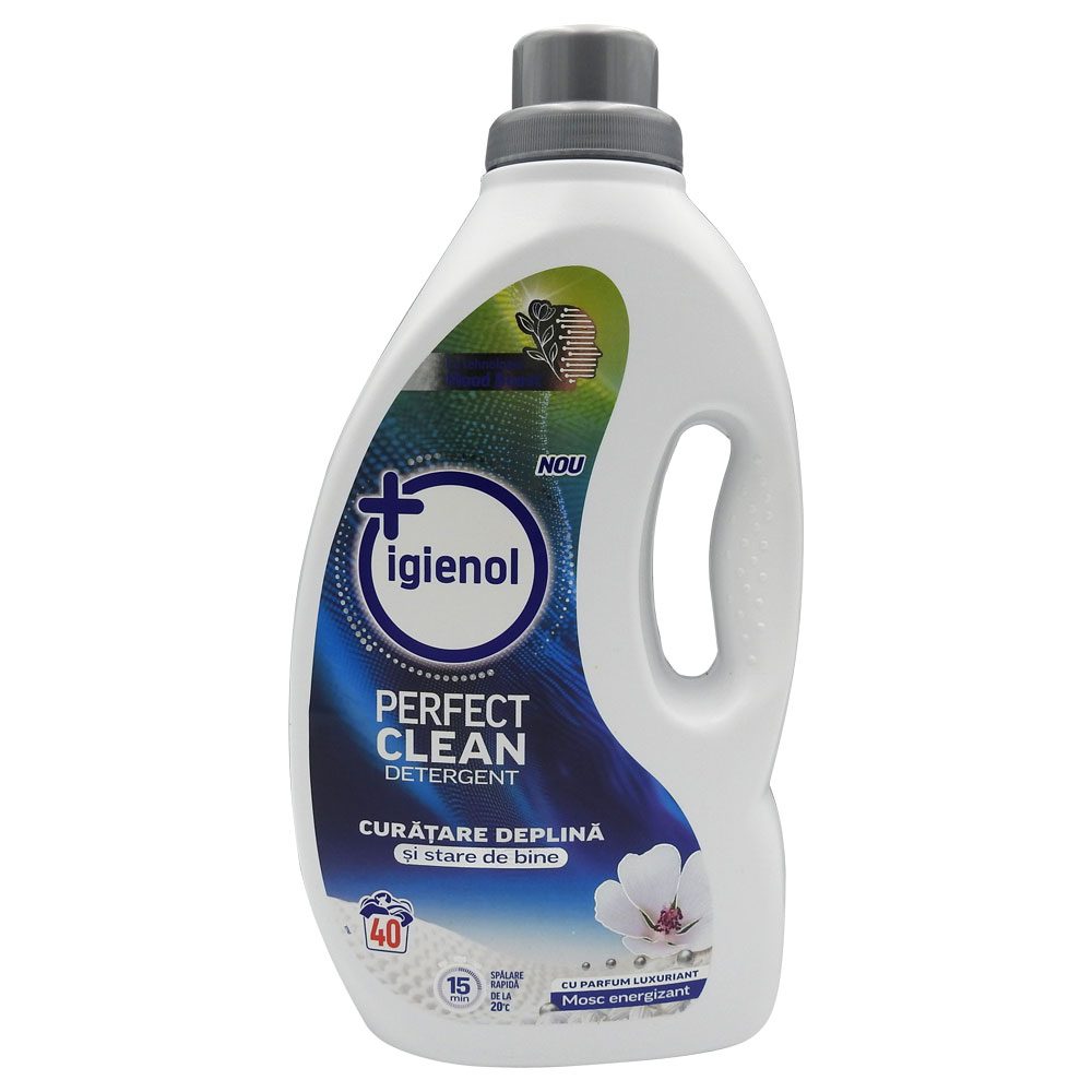 Detergent Lichid, Igienol, 1.6 L Perfect Clean White Musk
