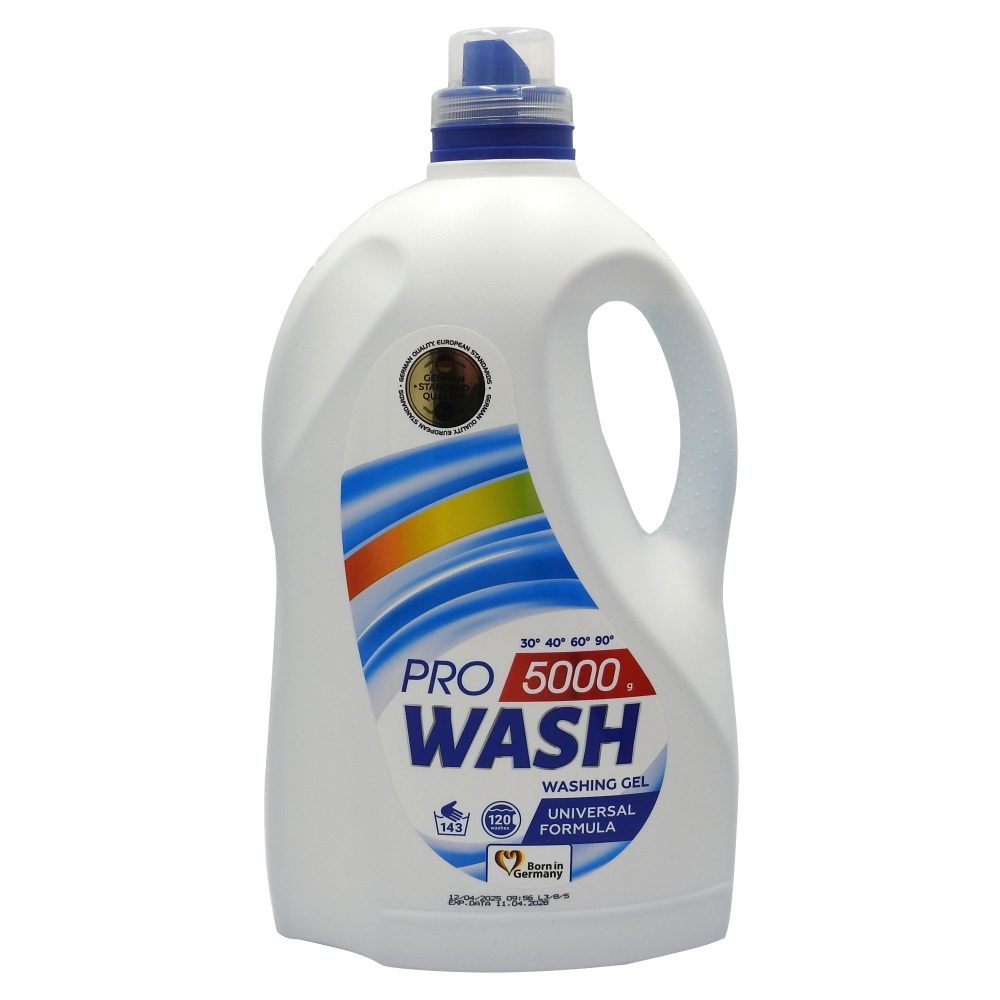 Detergent Lichid, Pro Wash, Gel 4.8 L Universal 120 spalari