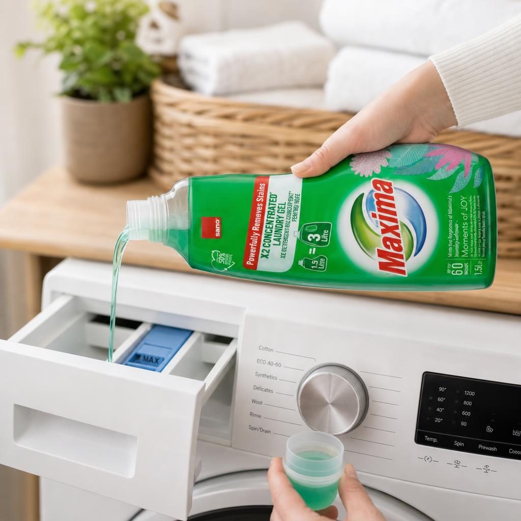 Detergent Lichid, Sano Maxima, 1.5 L Moments Of Joy 60 spalari