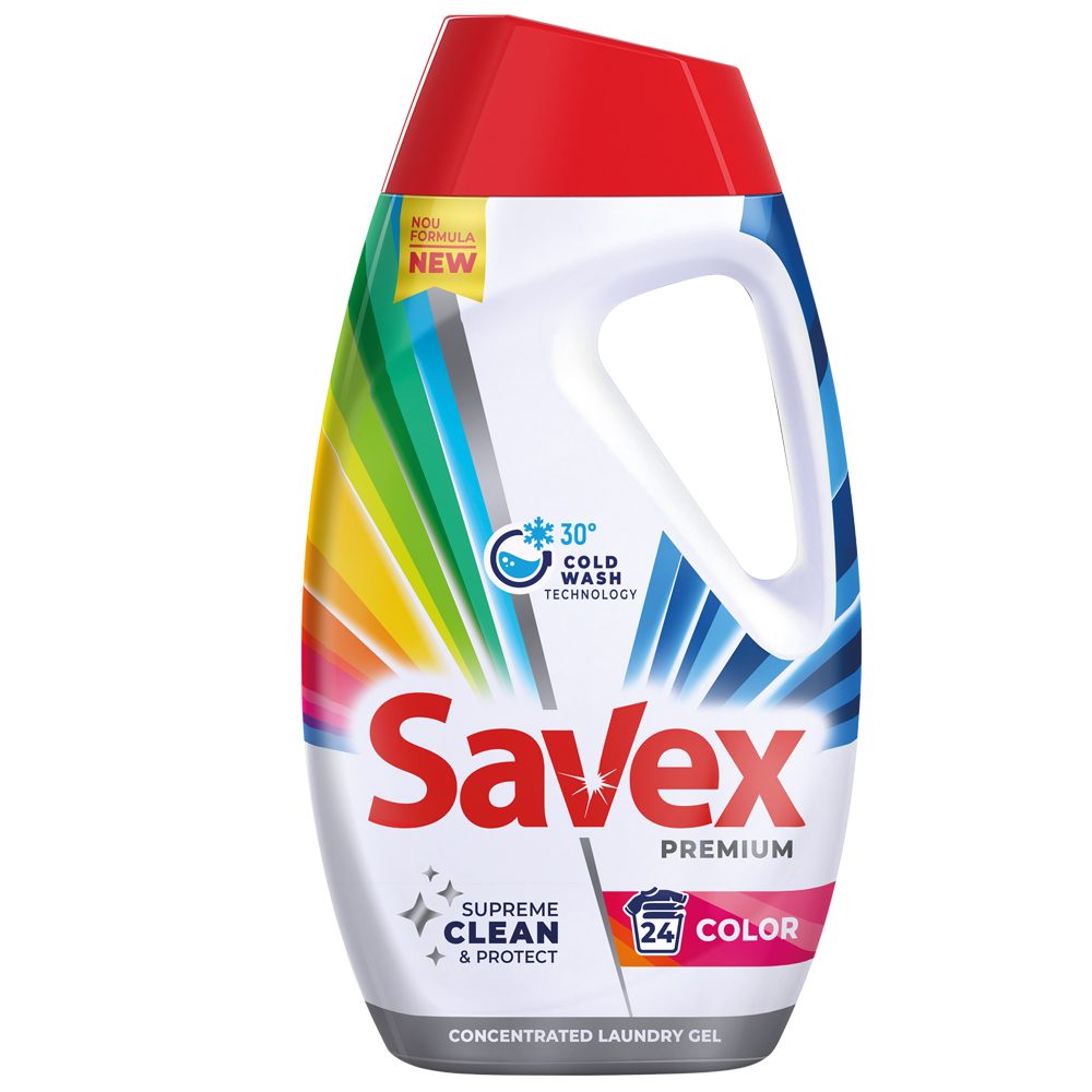 Detergent Lichid, Savex, Premium 1.08 L Color 27 spalari