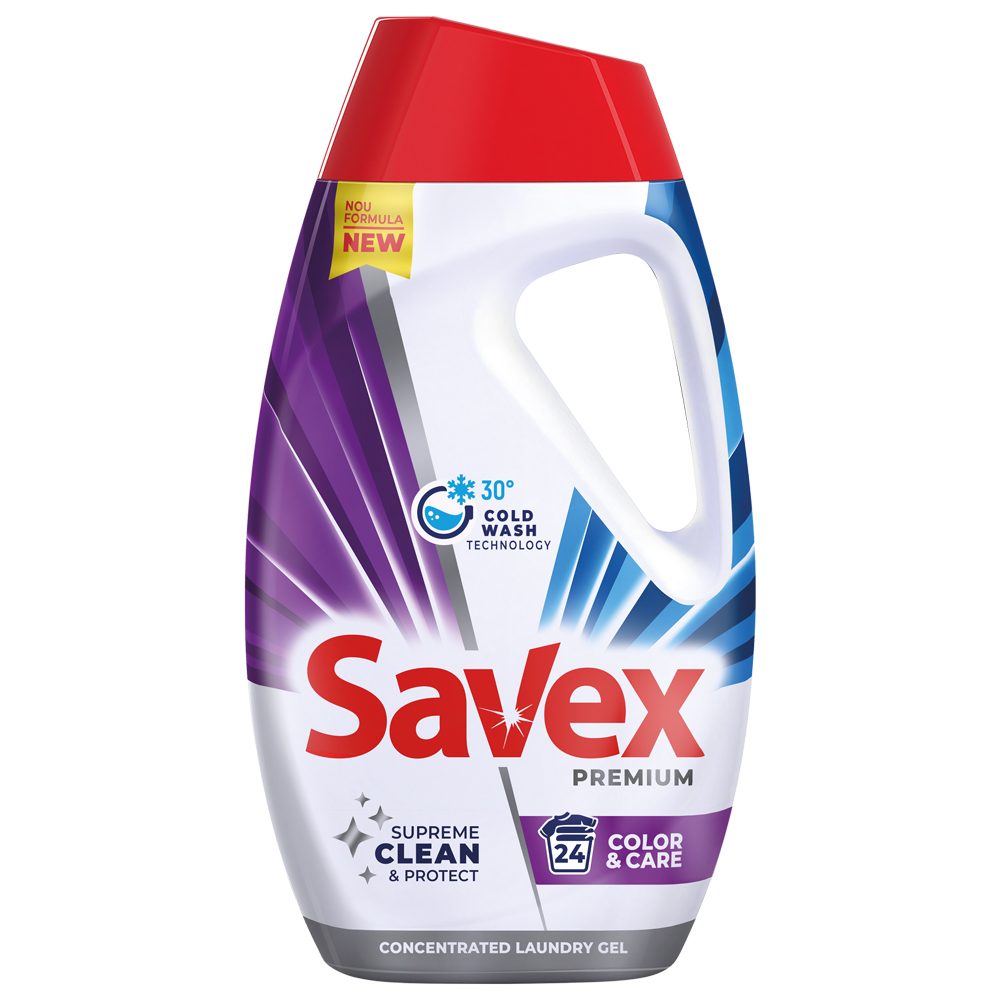 Detergent Lichid, Savex, Premium 1.08 L Color Care 27 spalari