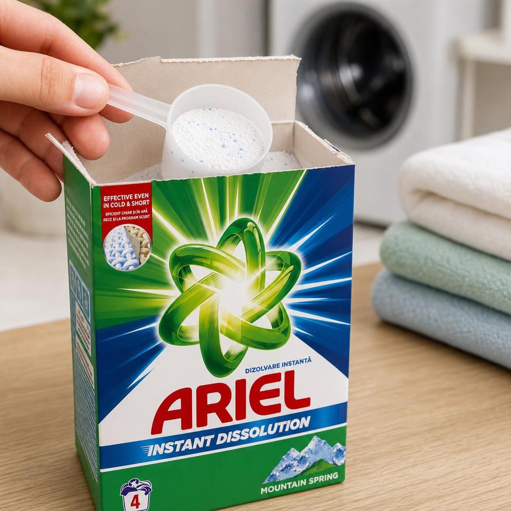 Detergent pentru Rufe Automat, Ariel, 300 g Ms