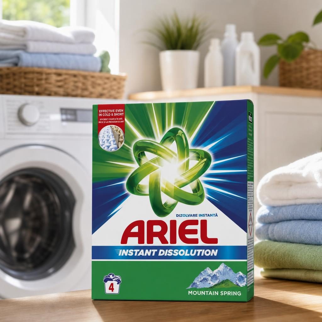 Detergent pentru Rufe Automat, Ariel, 300 g Ms