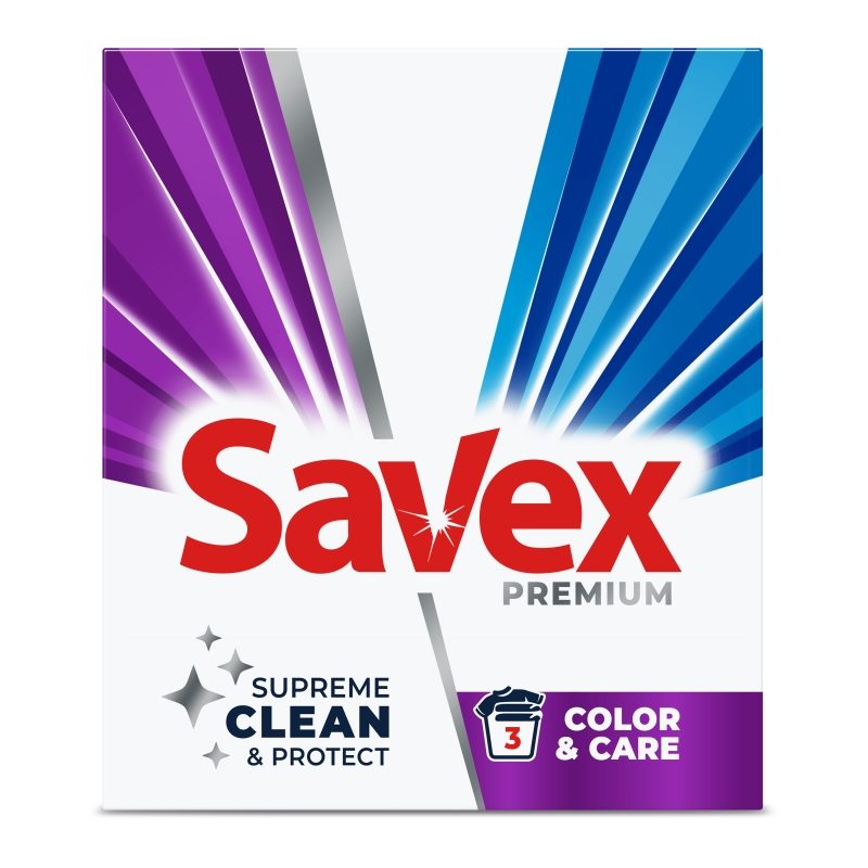 Detergent pentru Rufe Automat, Savex, 300 g Color si Care 3 spalari