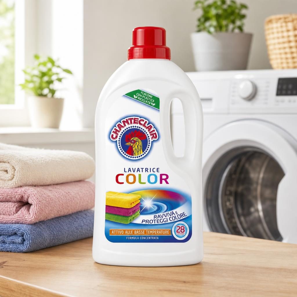 Detergent Lichid pentru Rufe, Chante Clair, 1.260 L, pentru Haine Colorate, 28 spalari