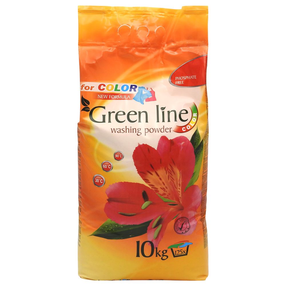 Detergent pentru Rufe, Green Line, Universal 10 kg Color 125 spalari