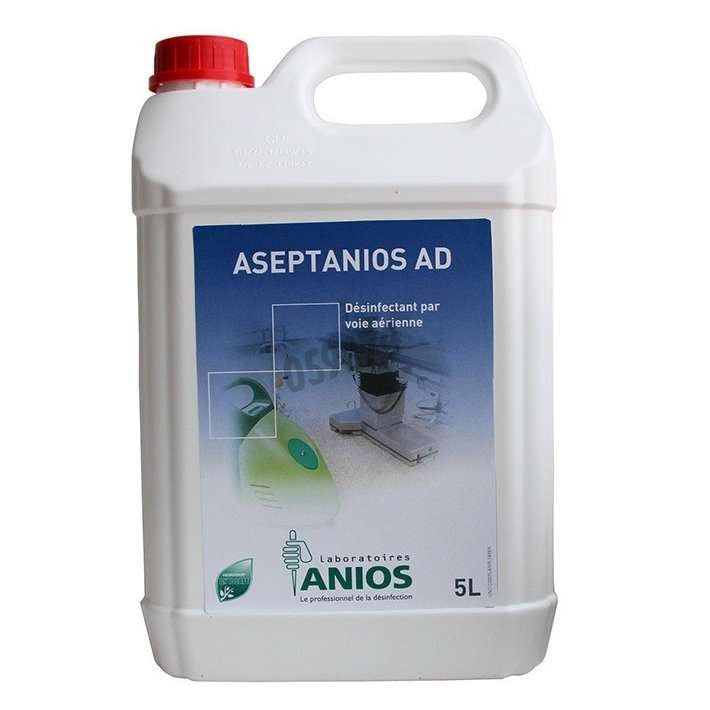 Dezinfectant pentru aeromicroflora, suprafete si dispozitive medicale pe cale aeriana ASEPTANIOS AD, 5 Litri