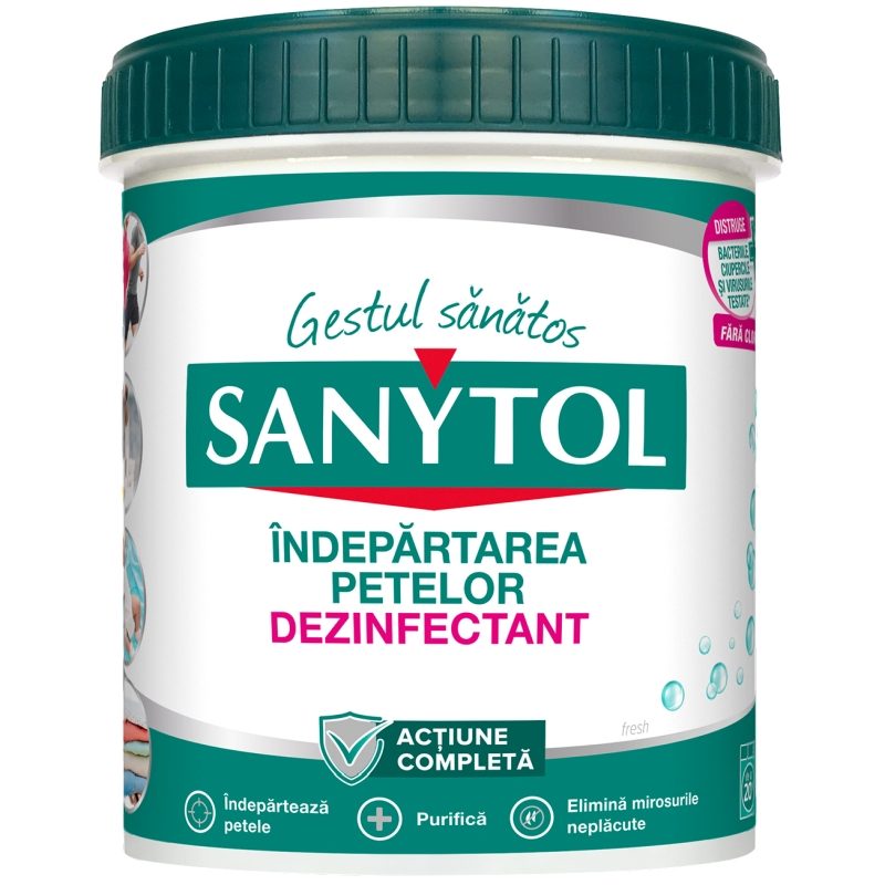 Dezinfectant, Sanytol, Pudra Indepartarea Petelor 450 g