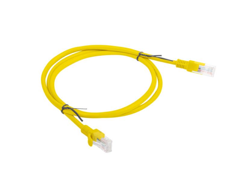 Lanberg PATCHCORD CAT.5E UTP 1M YELLOW