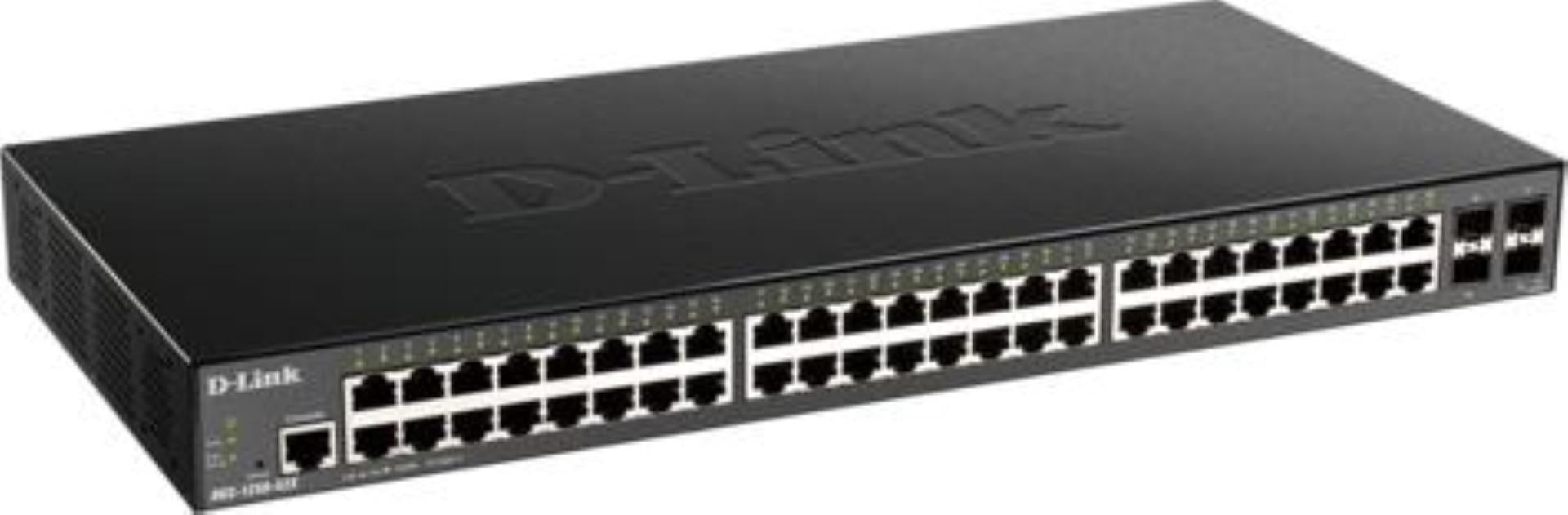 SWITCH D-Link, port Gigabit x 48, SFP SFP+ x 4, managed, carcasa metalica, "DGS-1250-52X"