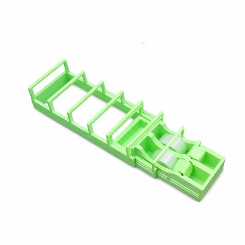 Dispenser de Banda Adeziva, Suport pentru Banda Adeziva pentru Birou, Scoala, din Plastic, 15,5 x 7,7 x 7,4 cm, Verde