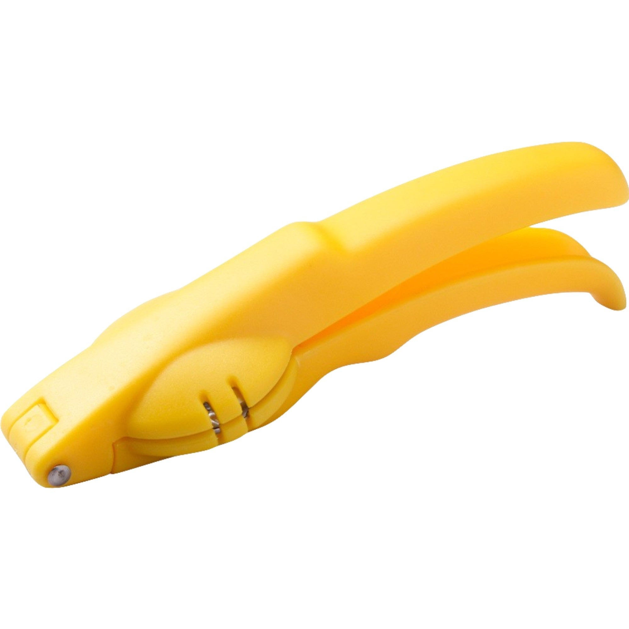 Dispozitiv de spart nuci si castane ABS si otel, 17.5 x 5.5 x 5 cm, usor de utilizat, galben