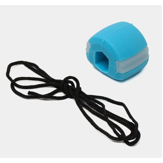 Dispozitiv de Tonifiere Faciala, din Silicon, Corectare Mandibula/Maxilar, Albastru