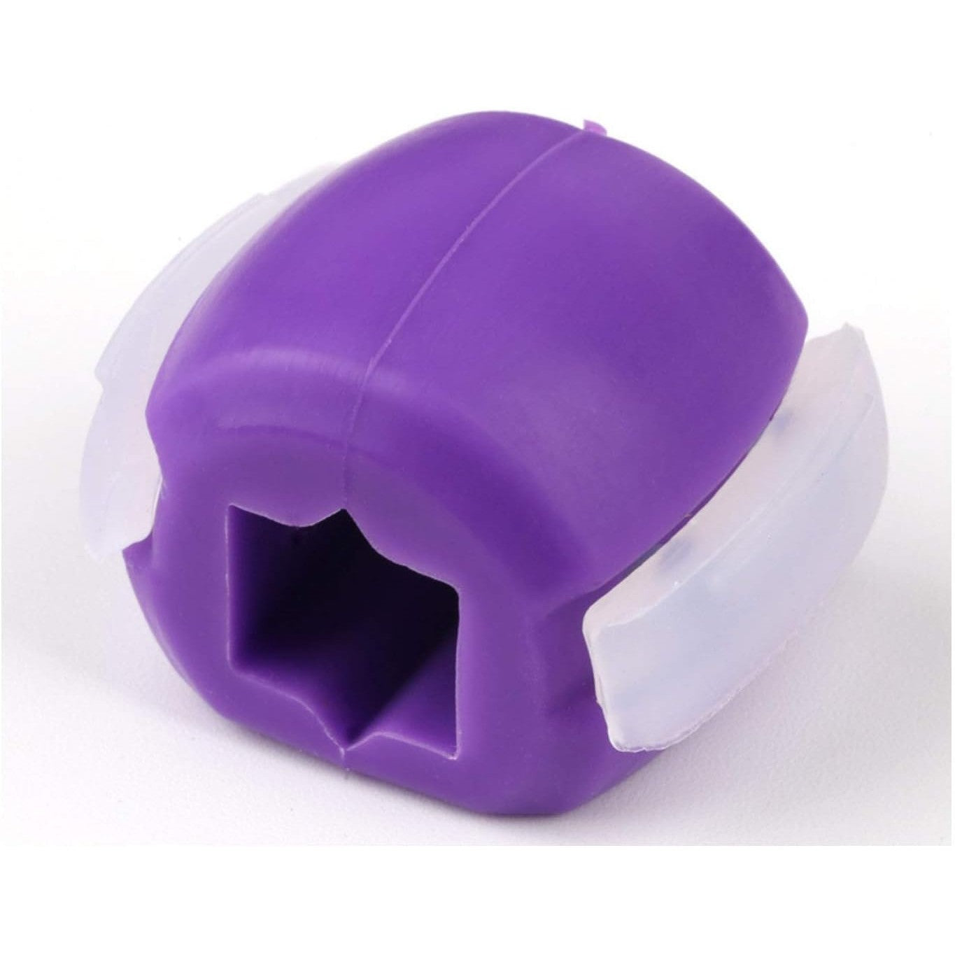 Dispozitiv de Tonifiere Faciala, din Silicon, Corectare Mandibula/Maxilar, Mov
