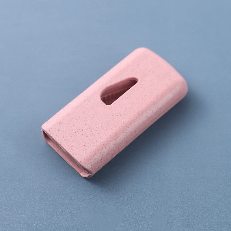 Dispozitiv taiere si depozitare medicamente, Roz, Plastic, 8 x 4 x 1.8 cm