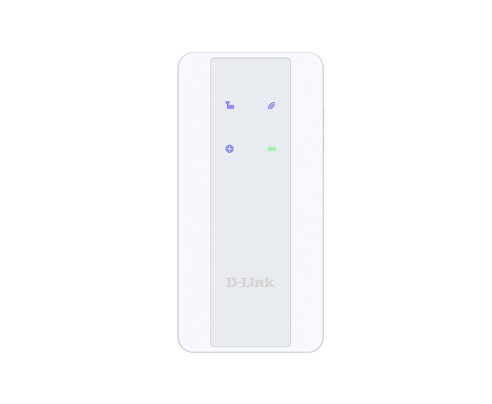 ROUTER D-LINK wireless. AX1800, 5G LTE 1800Mbps, baterie 8000mAh, slot Nano SIM 4G/5G Wi-Fi 6, alb "F518"