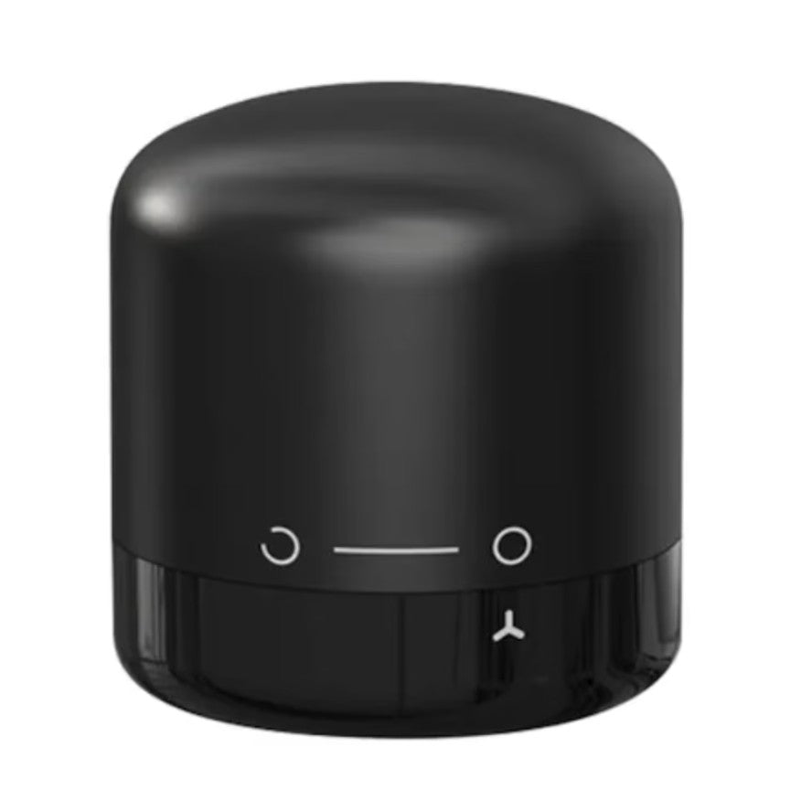 Dop de Etansare a Sticlei de Vin, Flippy, Rotativ, On-Off, Silicon, Reutilizabil, Usor de Depozitat si Folosit, 3.4 x 3.4 x 3.4 cm, Negru