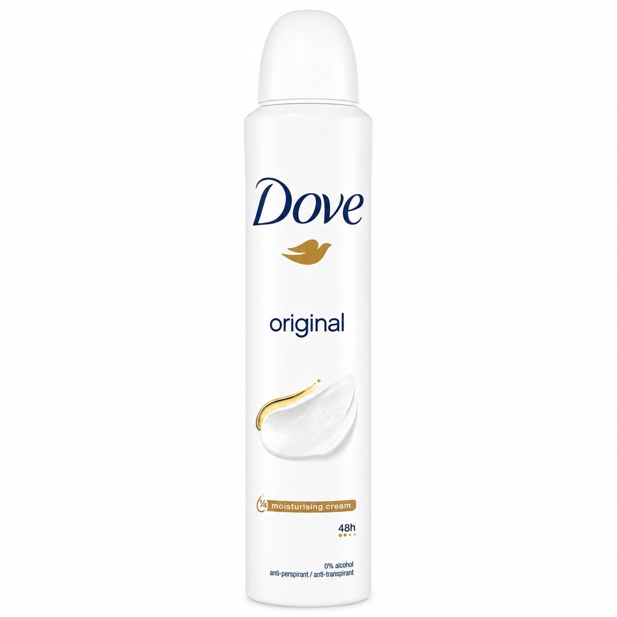 Antiperspirant Deo Spray pentru Femei, DOVE, 48 h, Original Woman, 200 ml - Spray fara Alcool cu Crema Hidratanta