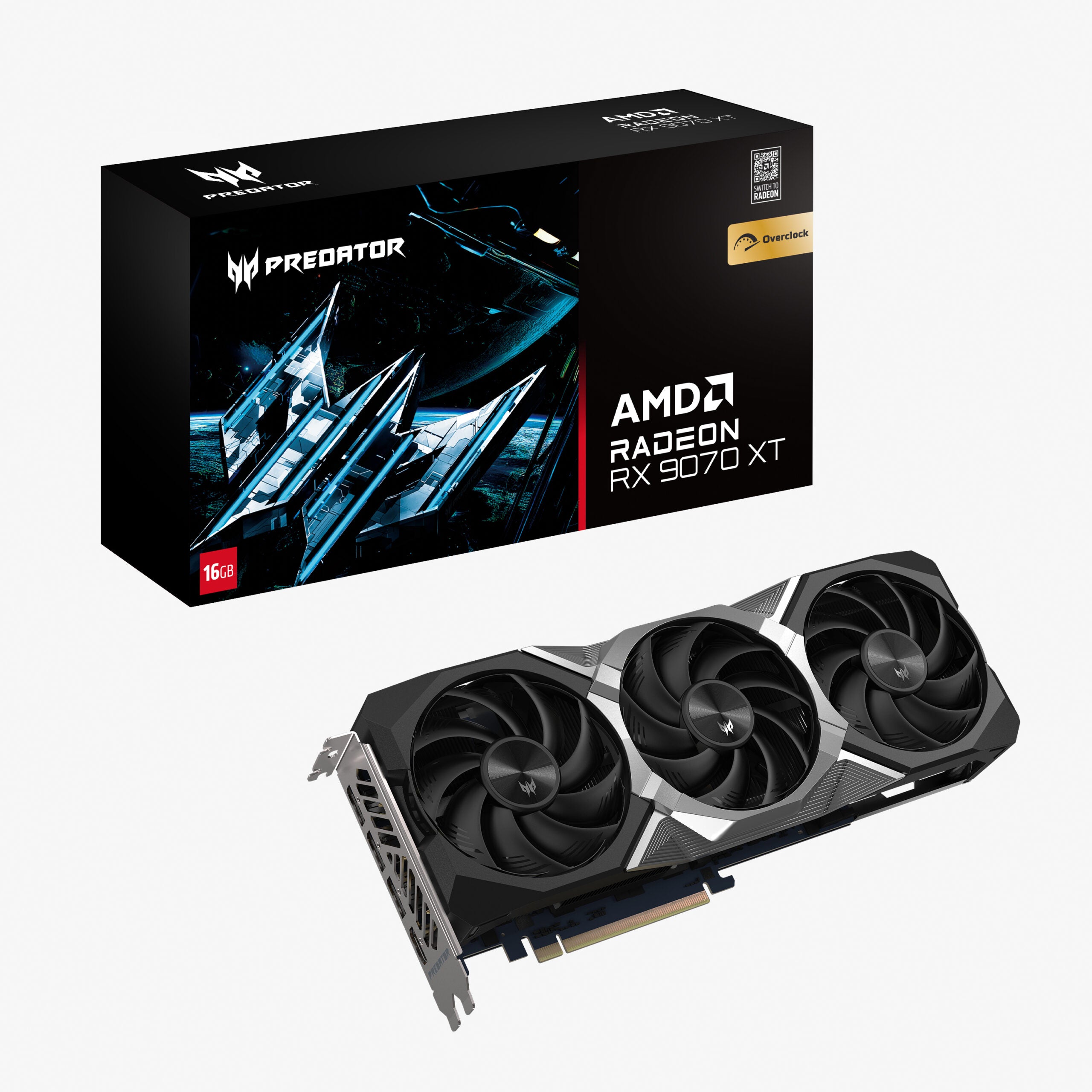 Acer Predator BiFrost AMD Radeon RX 9070 XT OC 16GB GDDR6 "DP.Z4FWW.P01"