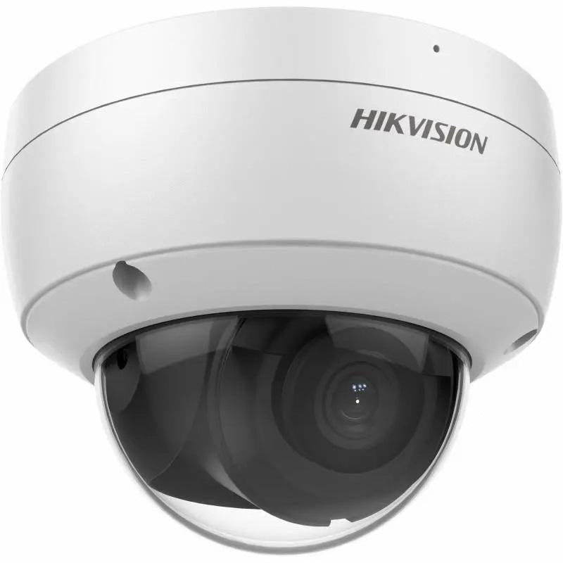 Cameră IP Hikvision, dome pt. interior | exterior, dist. IR 30 m, tip lentila fixa 2.8 mm, 6 Mpx, microfon, PoE, carcasa metal si plastic, slot SD card, 