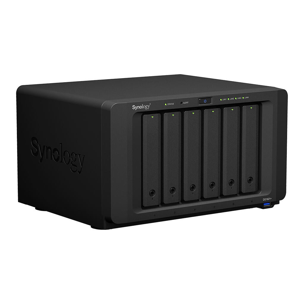 Synology DS1621+ NAS AMD V1500B quad-core 2.2 GHz 4GB DDR4 3xUSB 3.2 Gen 1 2xeSATA 6 bay, 