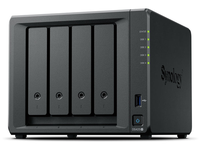 Synology DS425+ Desktop 4-BAY Intel Celeron J4125 2GB DDR4 non-ECC "DS425+" – NAS