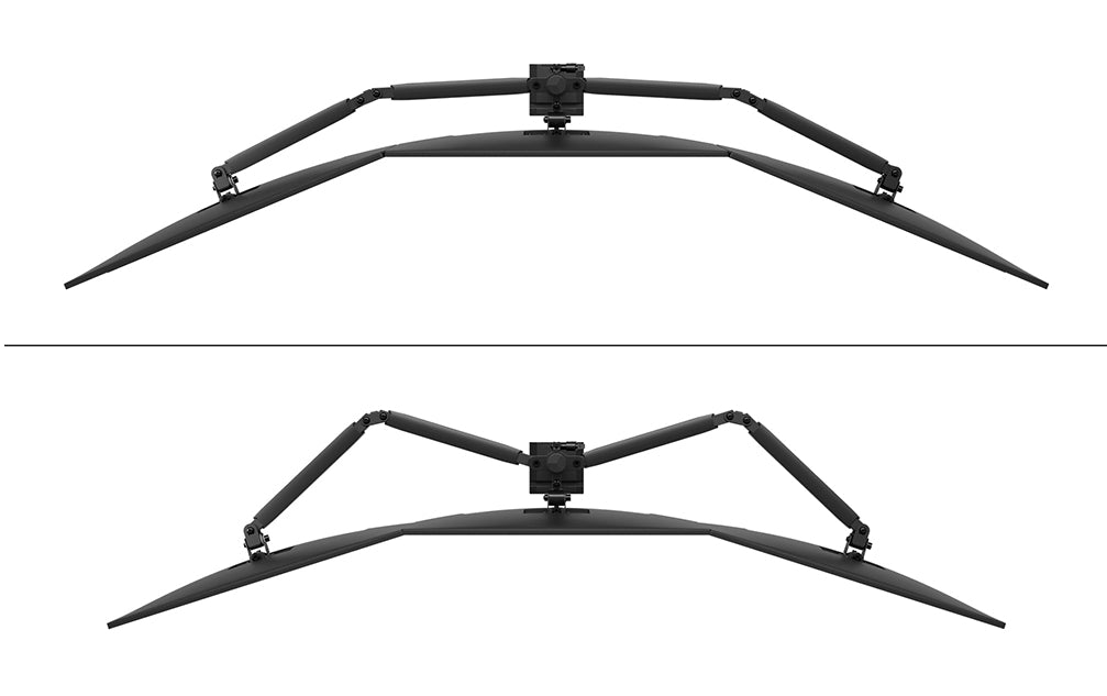 Suport triplu mon. birou NM 10"-27" ng "DS60-600BL3"