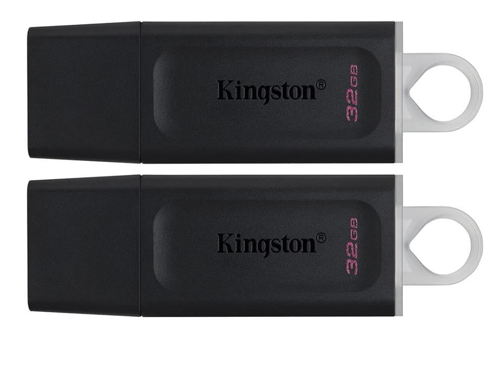 Kingston 32GB USB3.2 Gen 1 DataTraveler Exodia (Black + White) - 2 Pieces, 