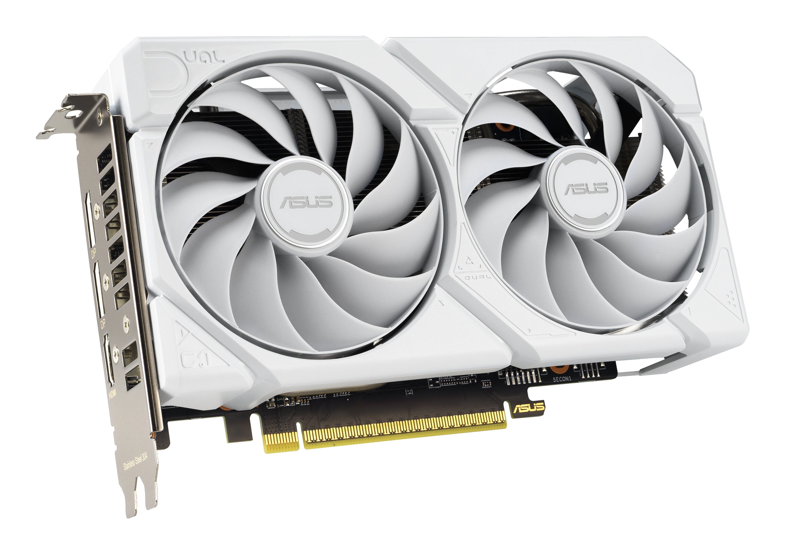 VGA PCIE16 RX9060XT 16GB GDDR6/DUAL-RX9060XT-16G-WHITE ASUS "DUAL-RX9060XT-16G-WHITE"