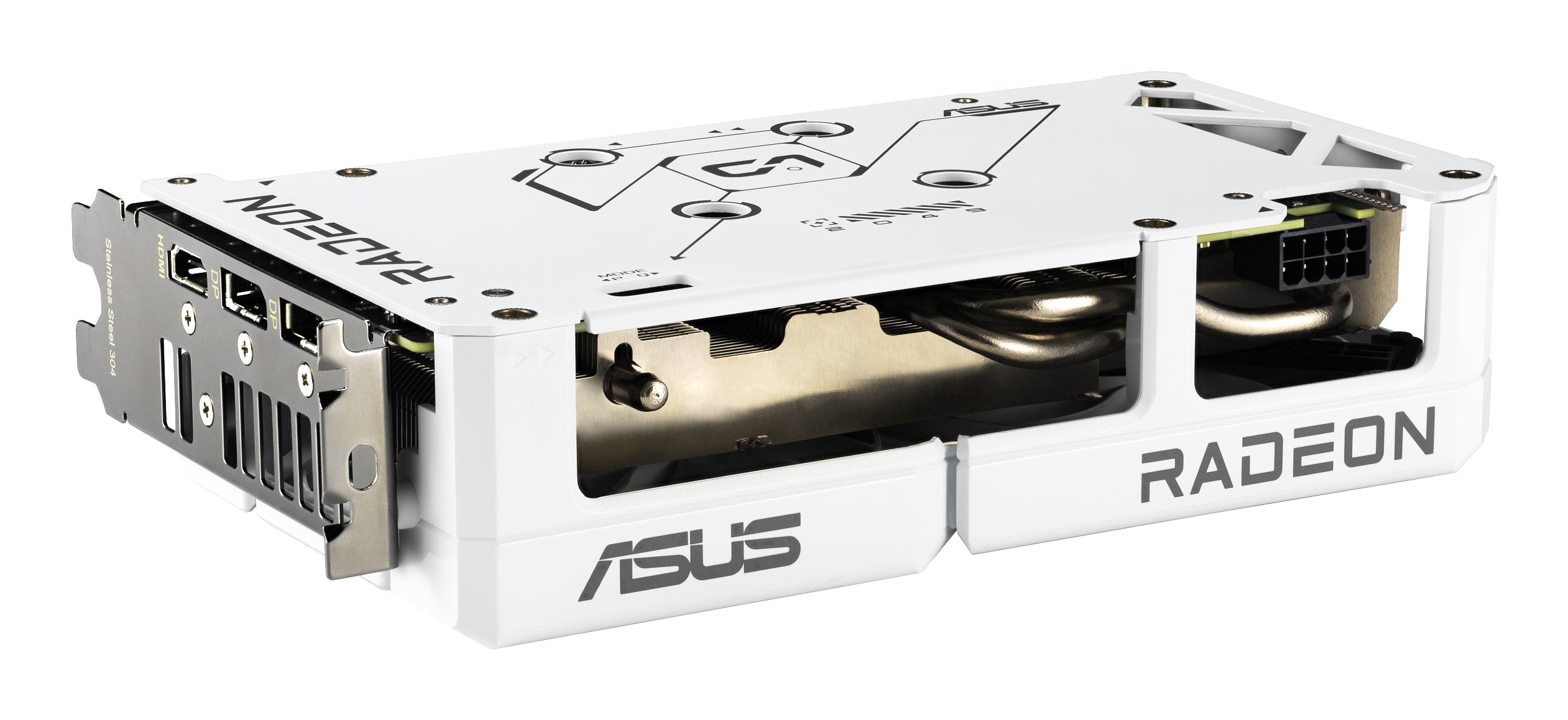 VGA PCIE16 RX9060XT 16GB GDDR6/DUAL-RX9060XT-16G-WHITE ASUS "DUAL-RX9060XT-16G-WHITE"