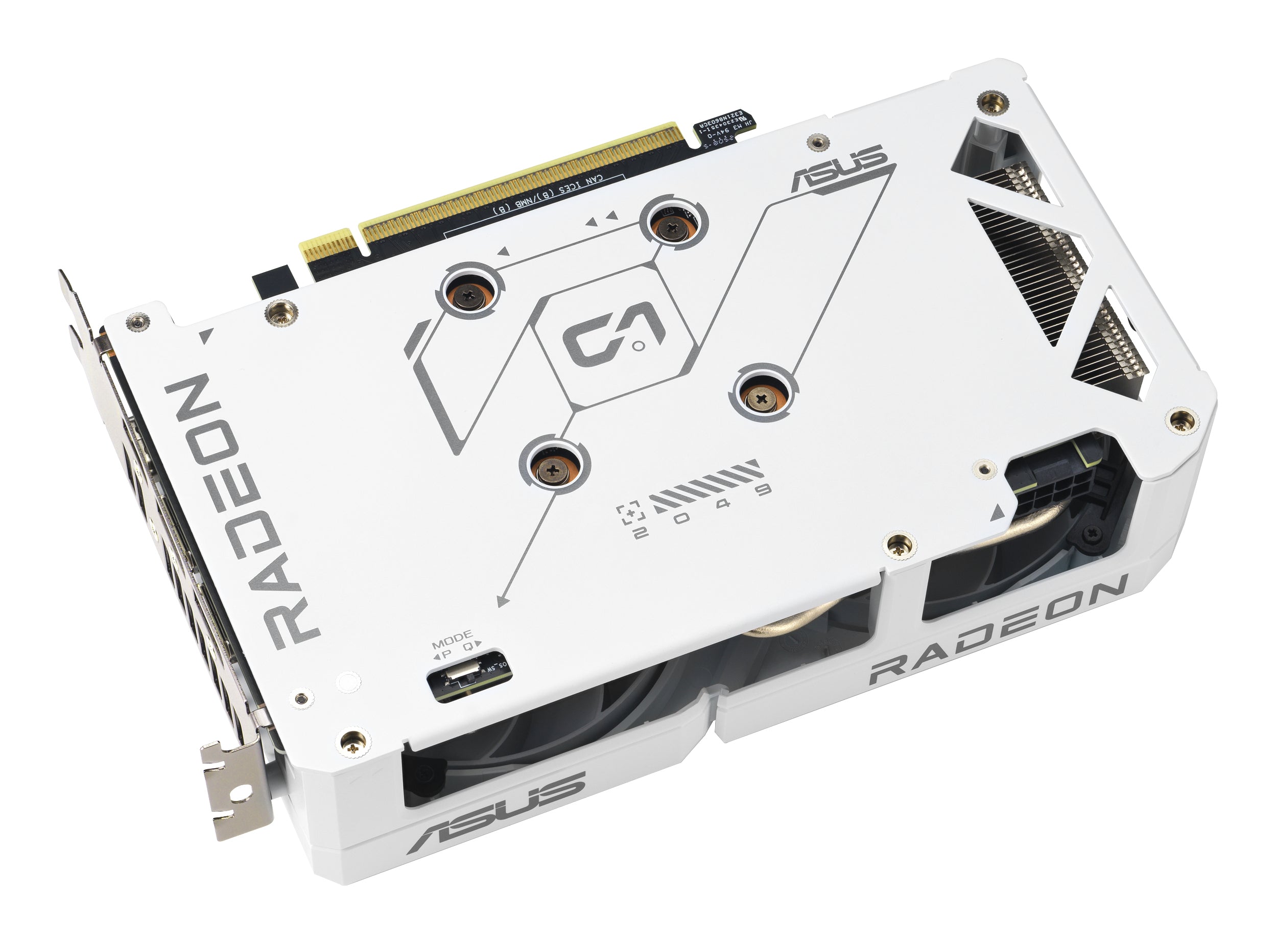 VGA PCIE16 RX9060XT 16GB GDDR6/DUAL-RX9060XT-16G-WHITE ASUS "DUAL-RX9060XT-16G-WHITE"