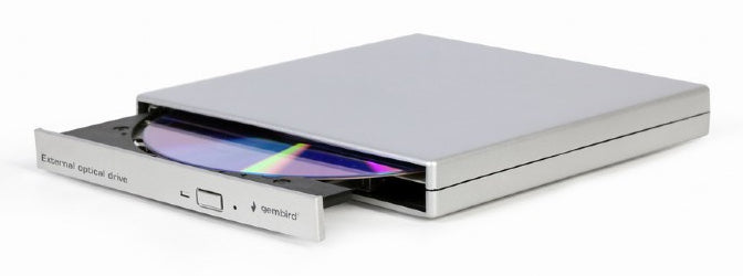 DVD-RW extern, GEMBIRD, interfata USB 2.0, argintiu, "DVD-USB-021-SV"
