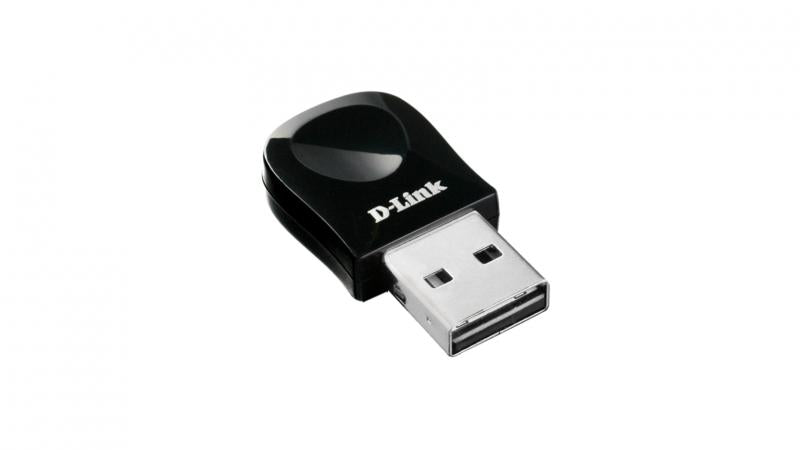 Adaptor RETEA D-Link nano, extern wireless 2.4 GHz, USB 2.0, port, 150 Mbps, antena interna x 1, 