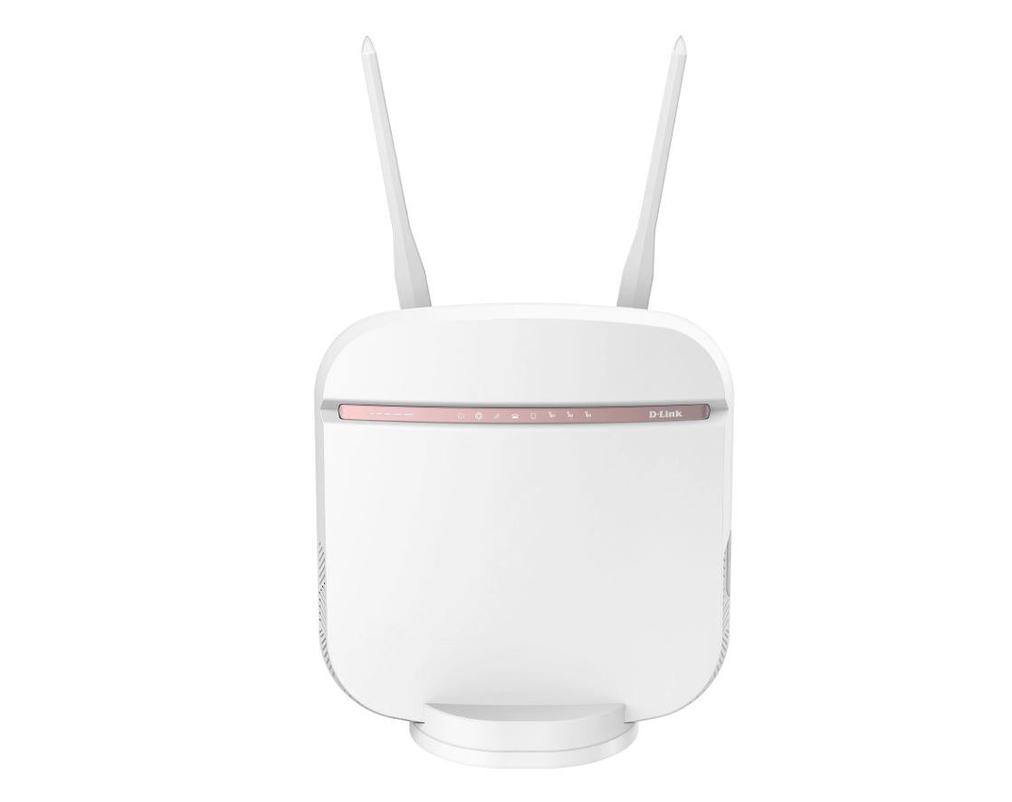 ROUTER D-LINK wireless. 5G LTE (desktop), 5G speeds up to 1.6 Gbps1, built-in Wi-Fi AC2600,4 Gigabit Ethernet LAN and 1 Gigabit Ethernet WAN,2 ant ext, slot SIM 5G/4G "DWR-978"
