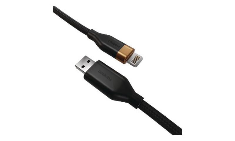 Cablu Duracell 2m USB-A to Lightning (Cablu Duracell USB-A to Lightning)
