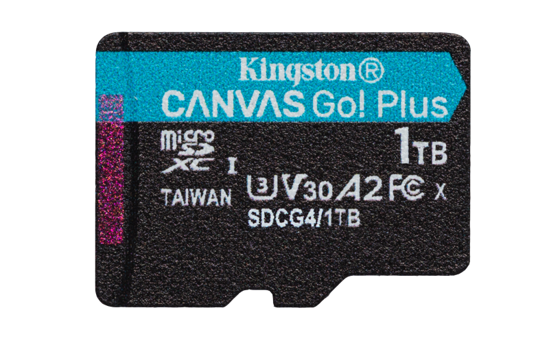 Kingston 1TB microSDXC Canvas Go Plus Gen4 200R A