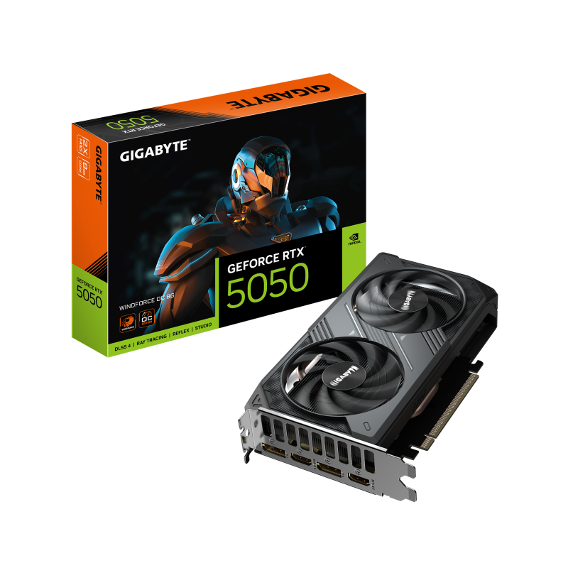 VGA GIGABYTE RTX 5050 WINDFORCE OC 8GB