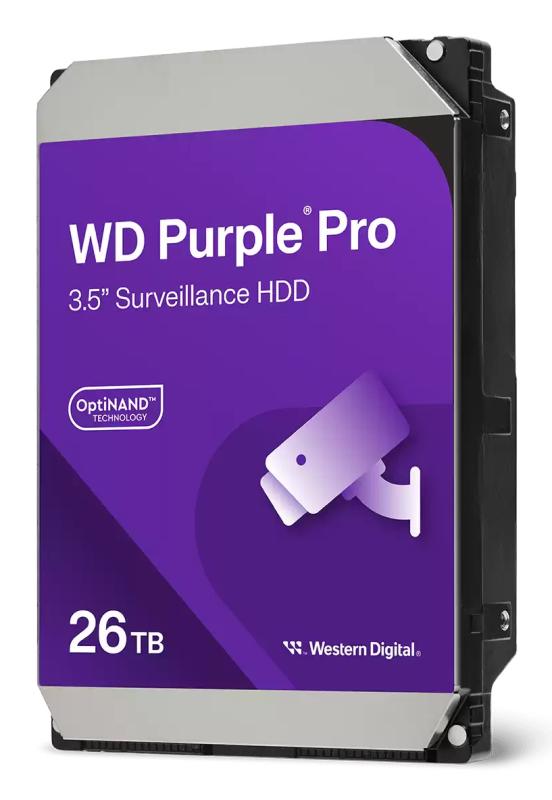 HDD Surveillance WD Purple Pro, 26 TB, 7200 RPM, 256 MB, SATA III